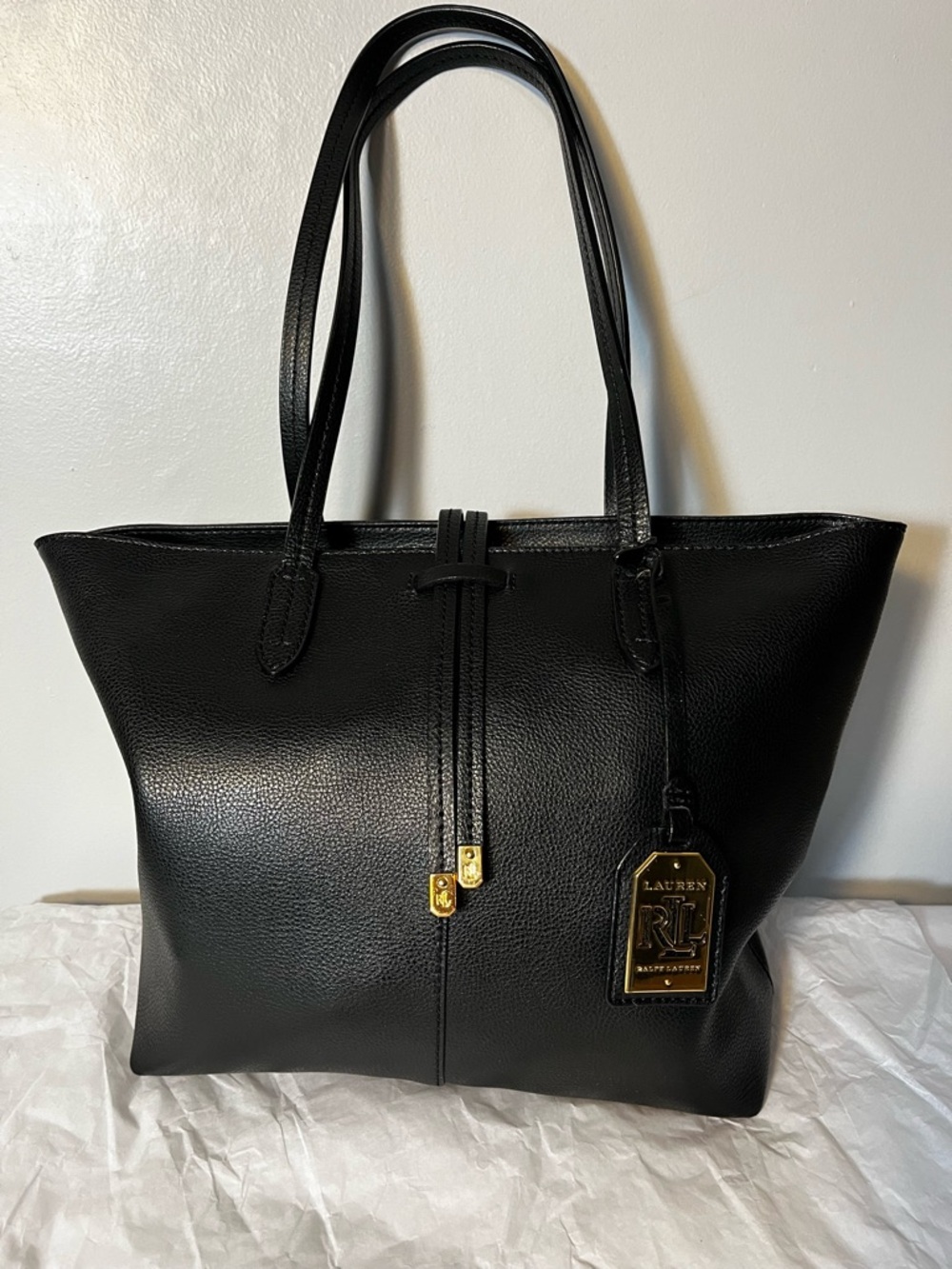 Ralph Lauren Leather Tote Bag
